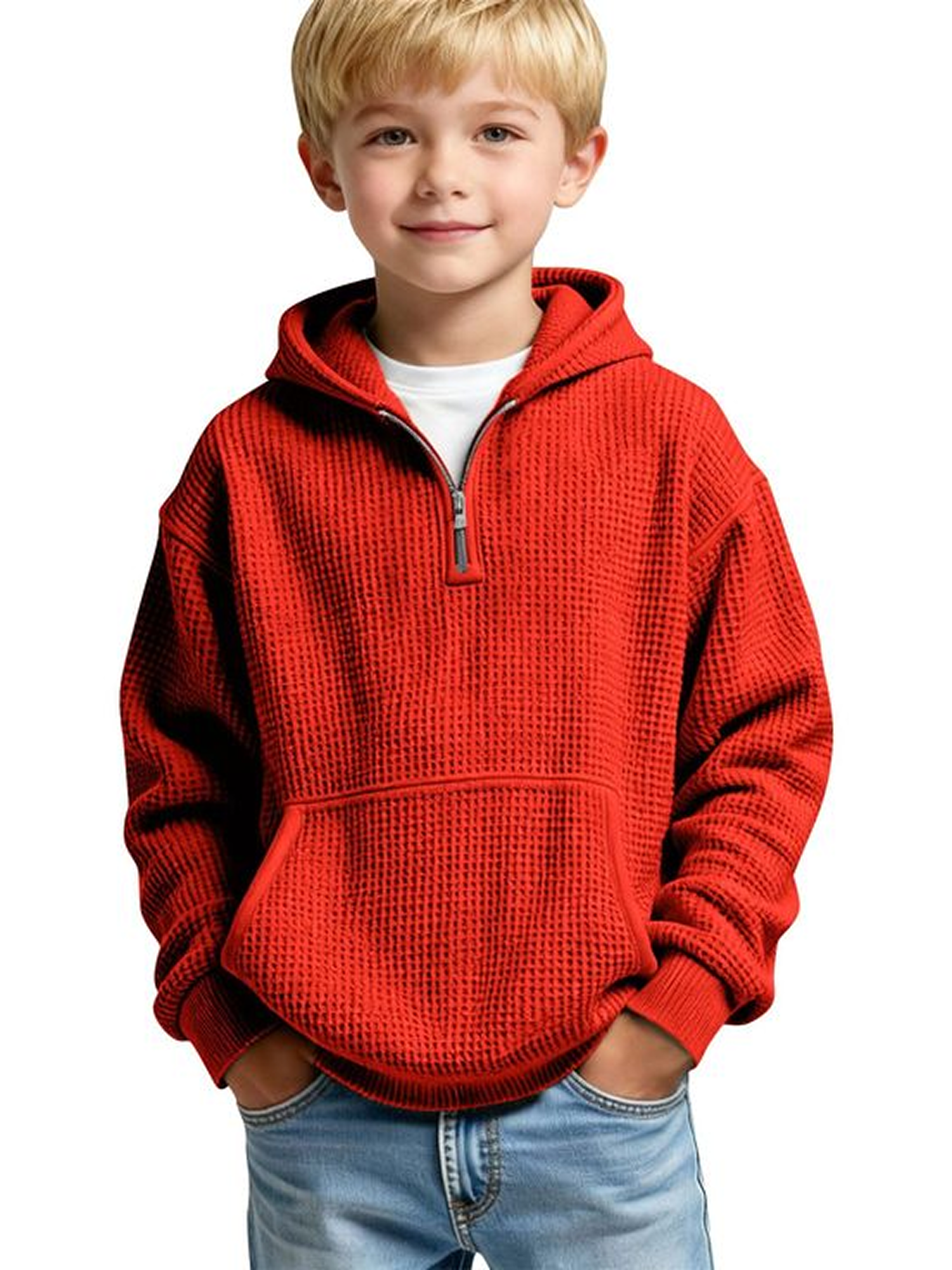 Kids Knitted Hoodie